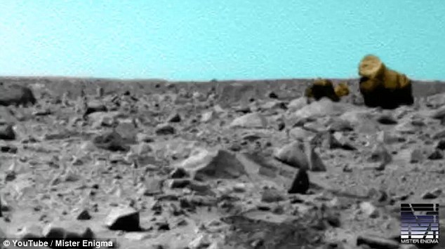 کشف گوریل یا خرس روی سیاره مریخ+ ویدئو
