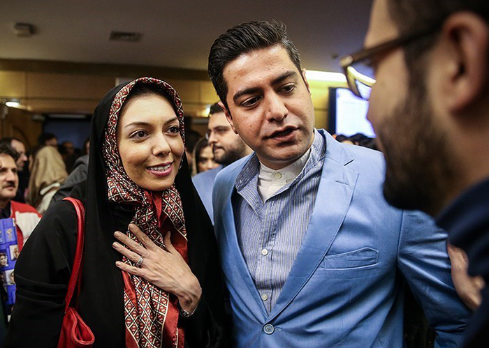 آزاده نامداری و همسرش در کاج جشنواره (عکس)