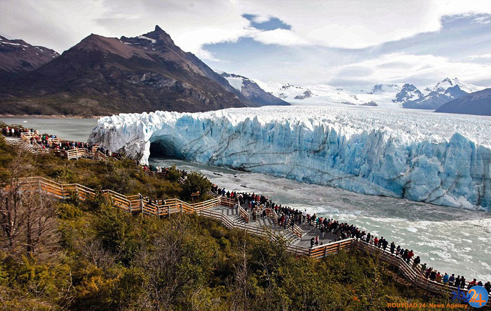 فروریختن طاق یخی در آرژانتین