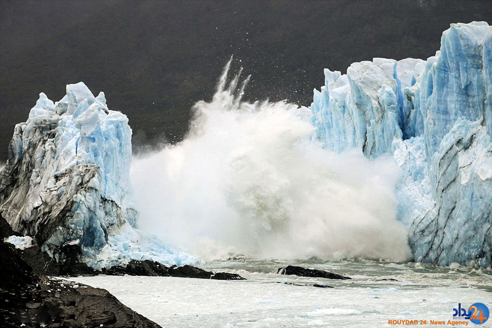 فروریختن طاق یخی در آرژانتین
