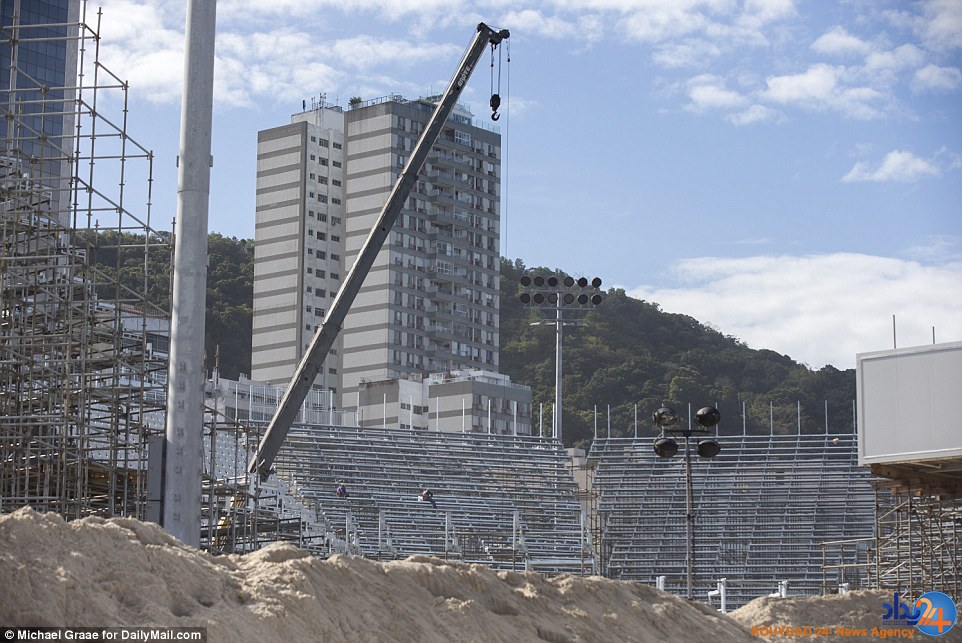 سالن های ورزشی نیمه کاره برزیل تنها 5 هفته مانده به المپیک ریو (تصاویر)