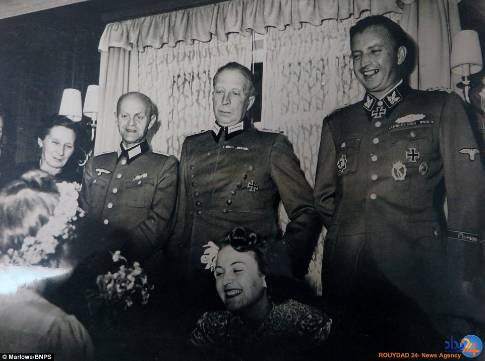 هیتلر در جشن ازدواج باجناقی که حکم اعدامش را صادر کرد (تصاویر)