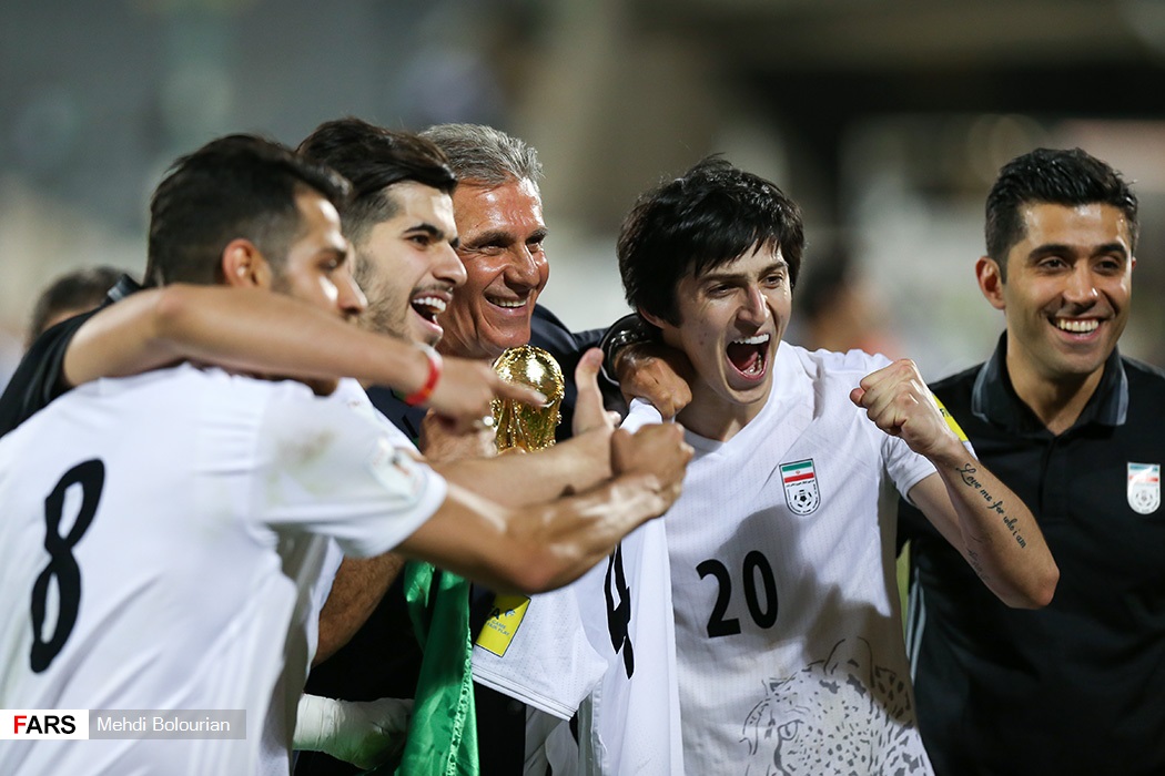 صعود تیم ملی فوتبال ایران به جام جهانی ۲۰۱۸ (تصاویر)