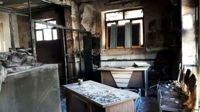 تخلف ۱۱ نفر در آتش‌سوزی دبستان «اسوه حسنه»
