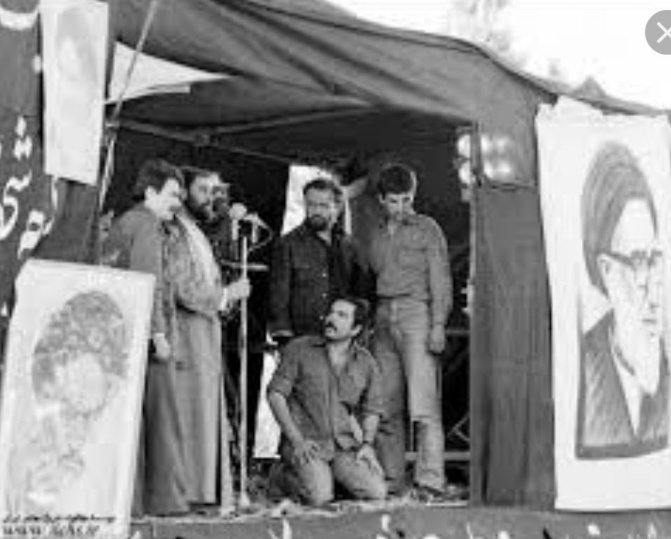 احمد خمینی در کنار مسعود رجوی در میتینگ مجاهدین خلق +عکس