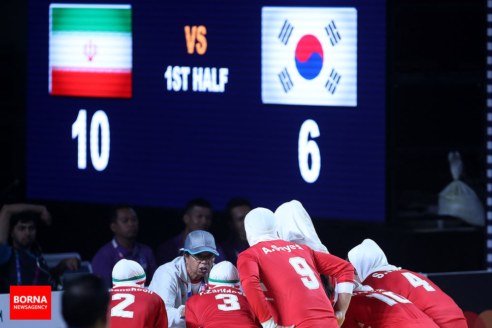 تیم ملی کبدی بانوان ایران با اقتدار کره جنوبی را شکست داد