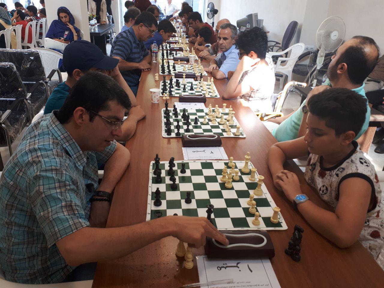 نخستین مسابقات رپید ریتید شطرنج استان مازندران