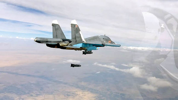 حمله جنگنده‌های روسیه به مواضع تروریست‌ها در ادلب