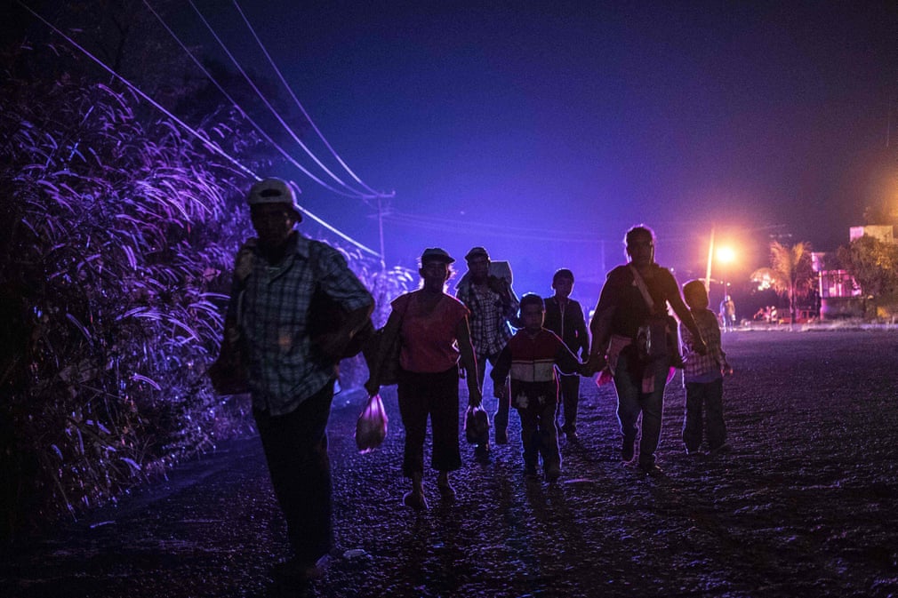 خیل مهاجران امریکا در مکزیک