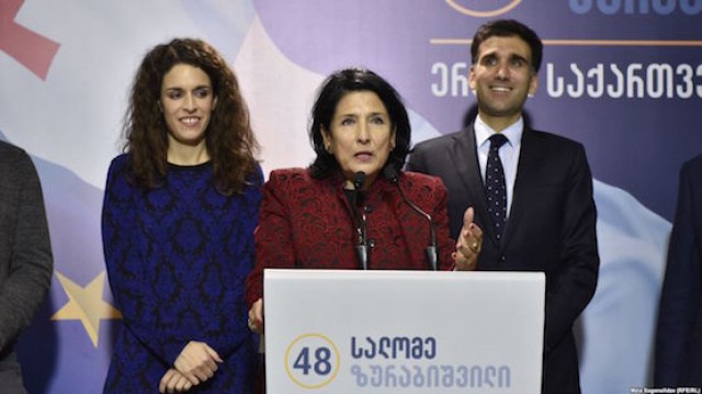 گرجستان یک زن را به عنوان رئیس جمهور انتخاب کرد