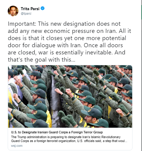 جنگ ایران و آمریکا اجتناب ناپذیر است!
