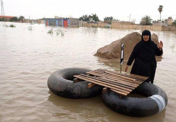 آخرین وضعیت بحرانی سیل خوزستان/ ۶۱ روستا دچار آبگرفتگی شده‌اند/ اسکان اضطراری ۳۰ هزار نفر در ۴۷ اردوگاه +فیلم و عکس