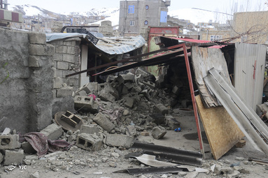 زلزله در آذربایجان غربی +تصاویر