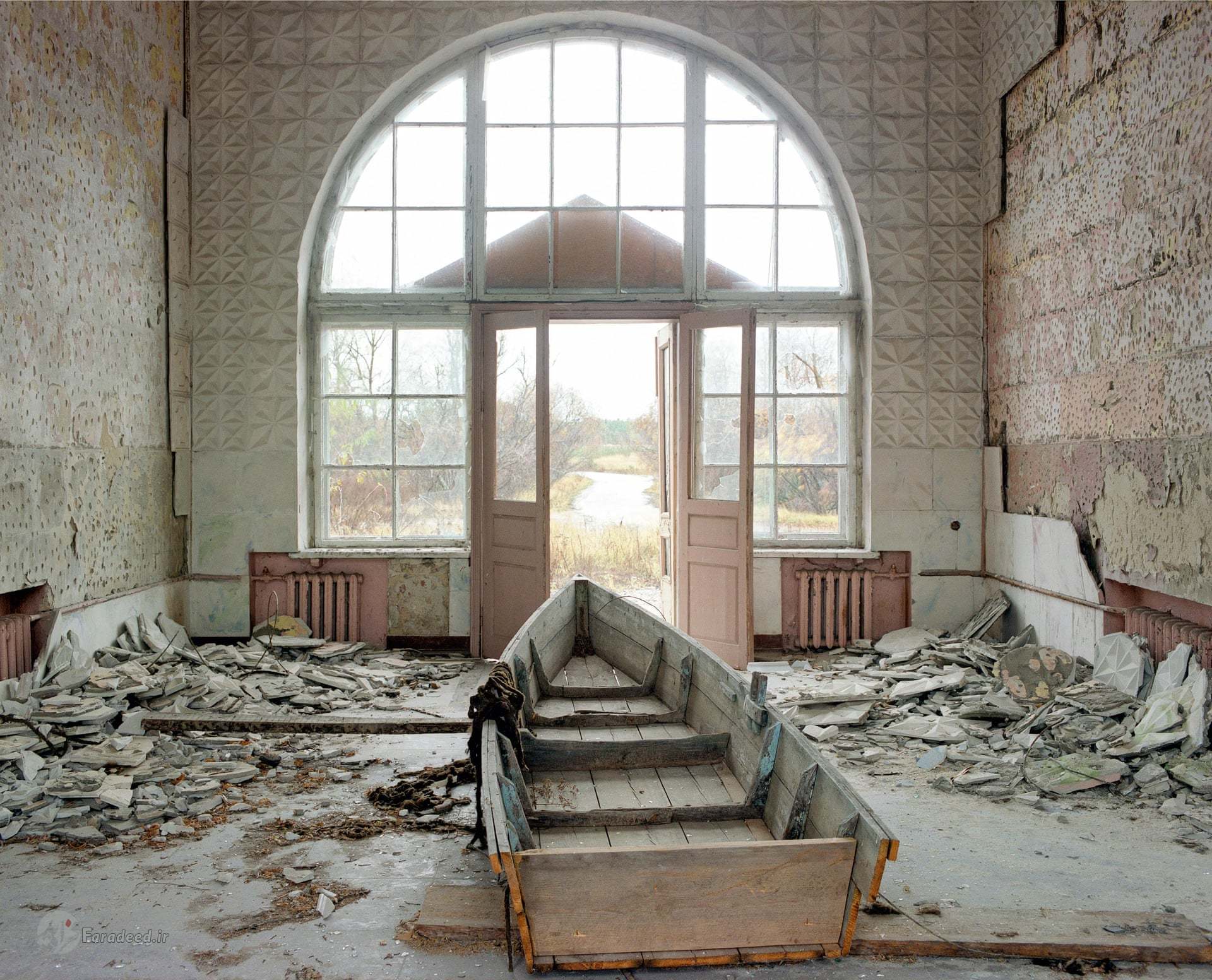 شهر چرنوبیل ۳۳ سال پس از حادثه اتمی +تصاویر