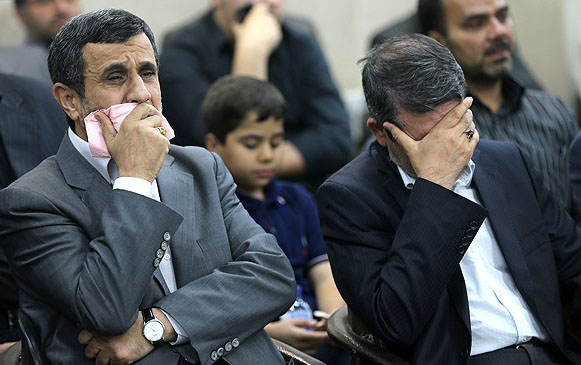 احمدی نژادی‌ها عزادار شدند/ مشایی و بقایی از ندان تسلیت گفتند