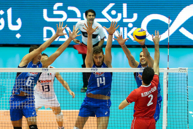ایران ۳-۱ ایتالیا/ شروع قدرتمندانه والیبالیست‌های ایرانی