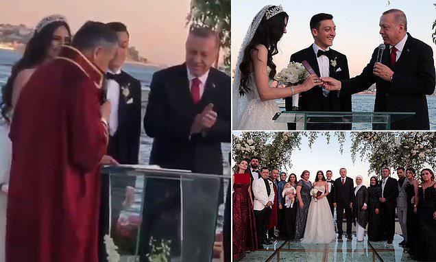 جشن عروسی سیاسی اوزیل با حضور اردوغان +تصاویر
