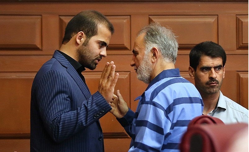 گفت‌و‌گوی محمد علی نجفی و برادر میترا استاد در دادگاه