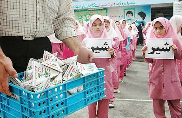 توزیع مجدد شیر رایگان در مدارس ۱۰ استان
