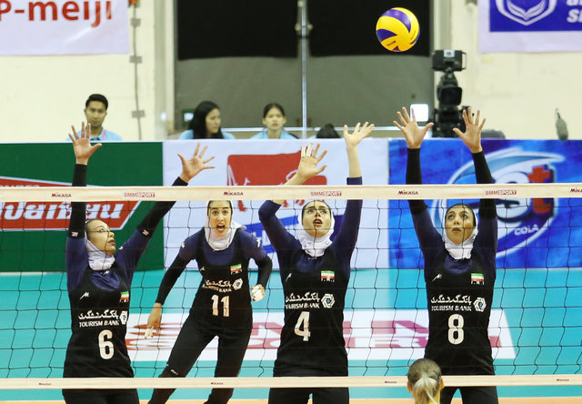 تیم ملی والیبال بانوان ایران بار دیگر شکست خورد
