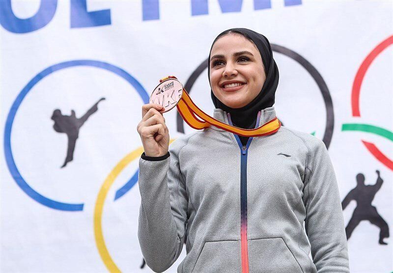 سارا بهمنیار، بانوی کاراته ایران طلایی شد