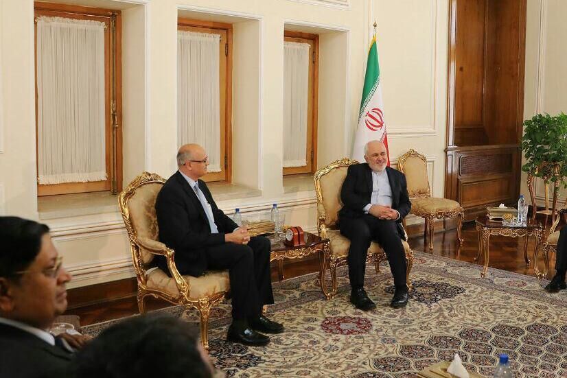 قائم‌مقام وزیر خارجه هند با ظریف دیدار کرد