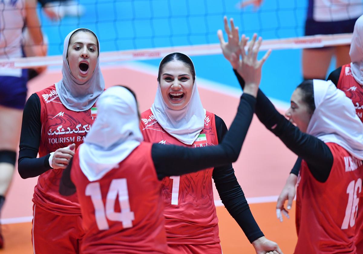 بانوان والیبالیست ایران با شکست اندونزی هفتم شدند