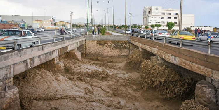بارش شدید باران و سیلاب در برخی استان‌ها