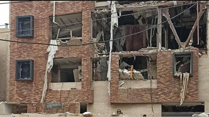 انفجار گاز در یک ساختمان ۶ طبقه در اهواز