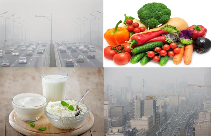 بهترین تغذیه در هنگام آلودگی هوا چیست؟
