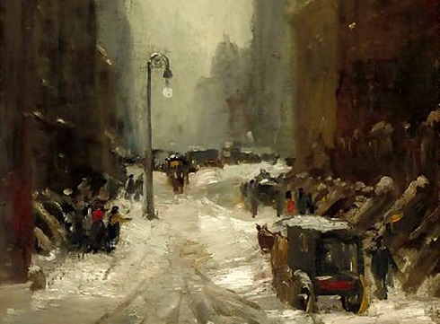 مشهورترین نقاشی با موضوع برف 