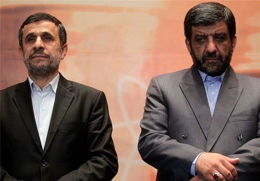 محمود احمدی نژاد و ضرغامی