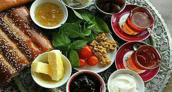 برنامه غذایی در ماه رمضان