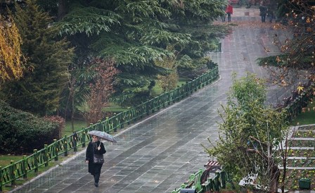 هوای تهران بارانی