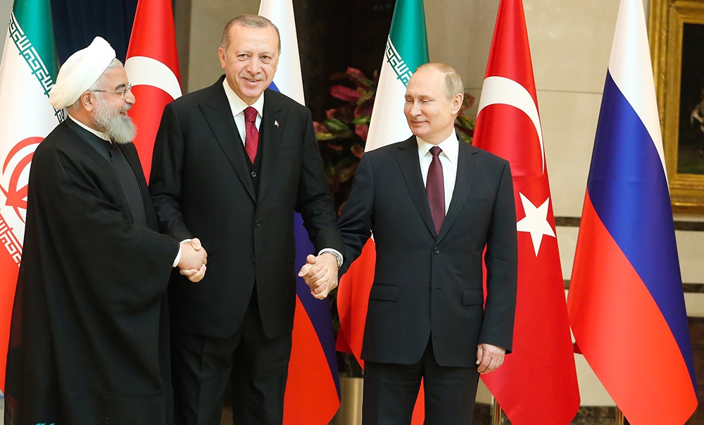 روسای جمهور ایران، روسیه و ترکیه