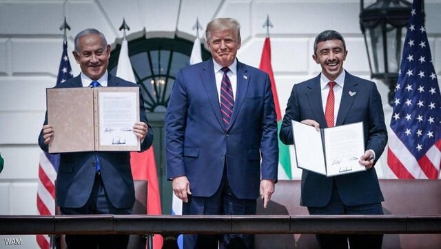 توافق صلح امارات و اسرائیل