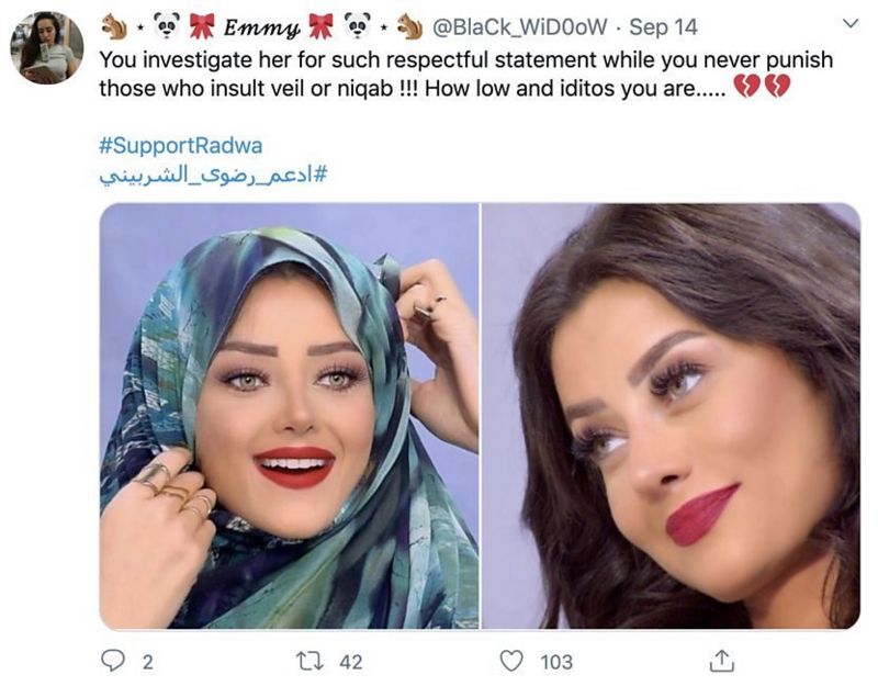 اظهارنظر مجری بی‌حجاب مصر درباره زنان با حجاب جنجالی شد