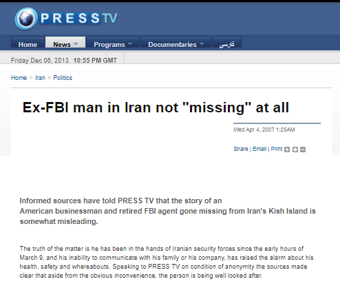 محکومیت یک و نیم میلیارد دلاری ایران در پرونده مامور گمشده سازمان سیا در کیش/ آیا رابرت لوینسون واقعا در ایران ناپدید شده؟