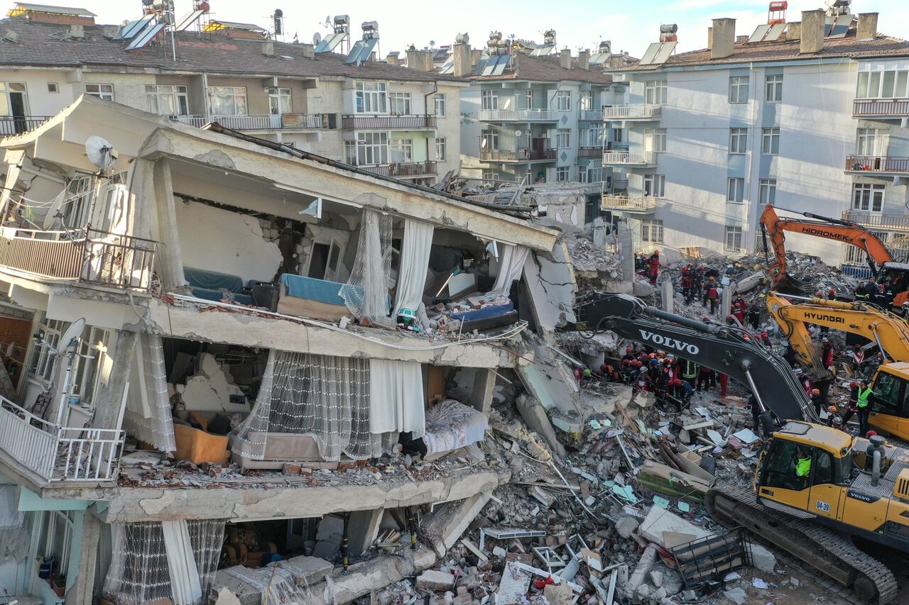  زمین لرزه در ازمیر ترکیه