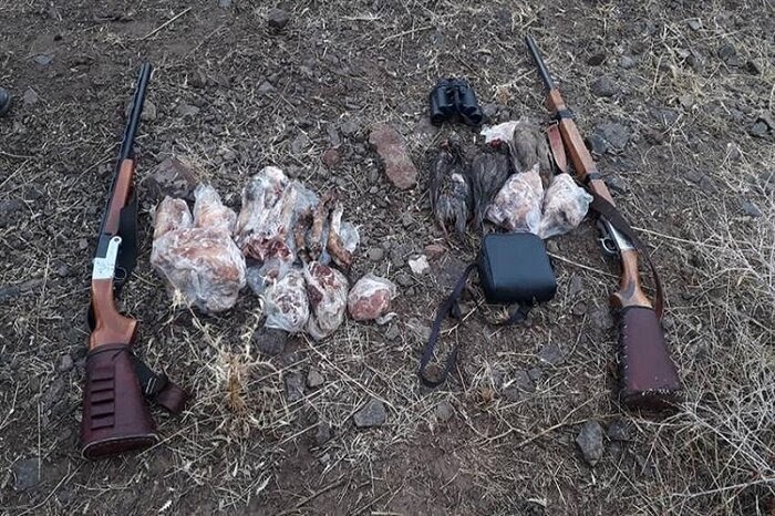 دستگیری سه شکارچی متخلف در مهاباد
