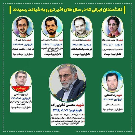 ۷ دانشمند ایرانی که ترور شدند را بشناسید +عکس