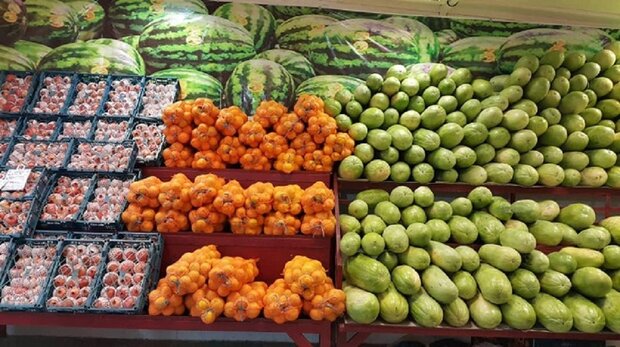 قیمت انواع میوه و صیفی‌جات