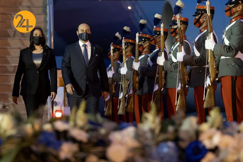 دیدار کاملا هریس و رئیس‌جمهور گواتمالا