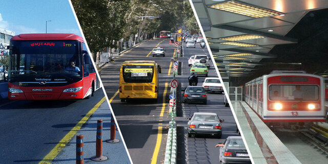 افزایش کرایه‌های مترو، اتوبوس و تاکسی از اول اردیبهشت در تهران