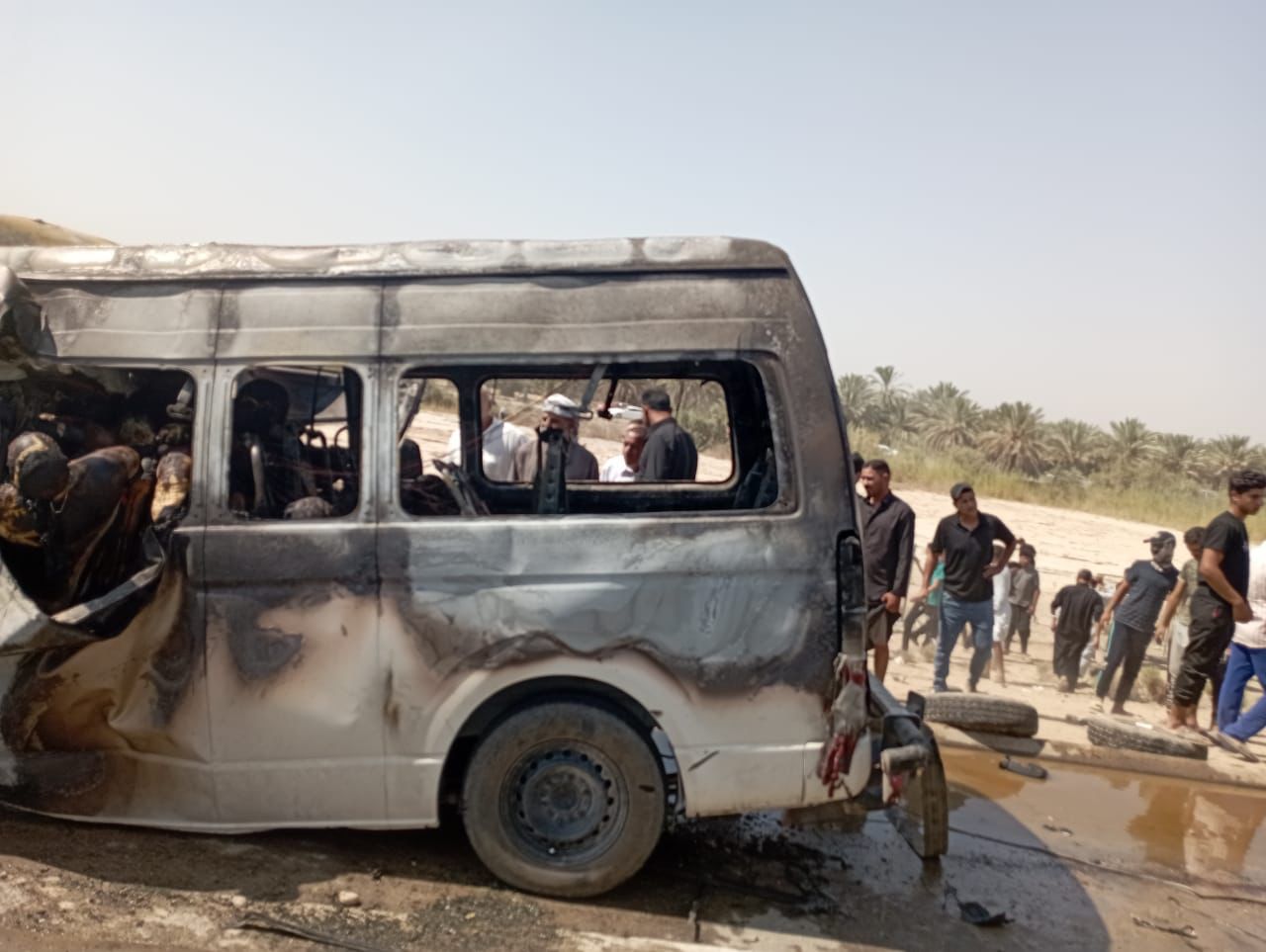 تصادف اتوبوس زائران ایرانی