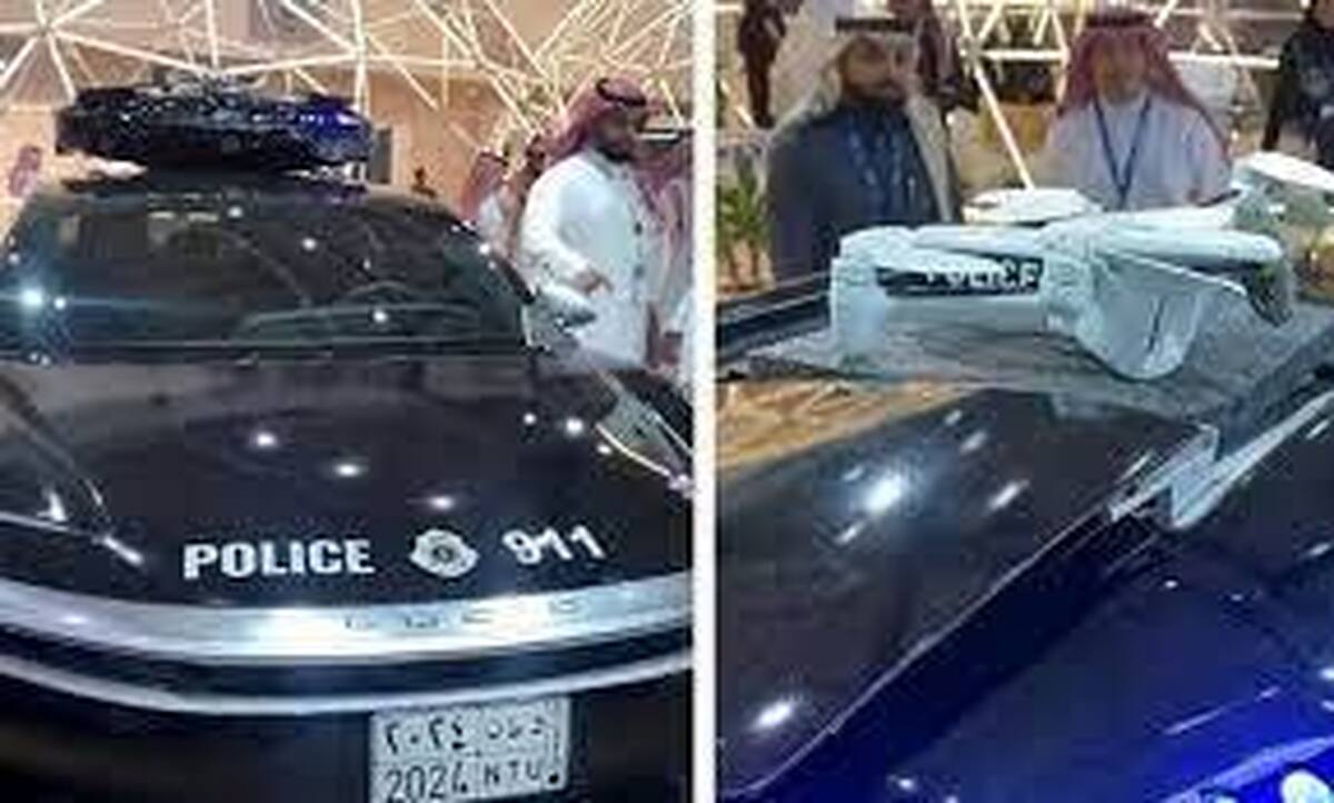 رونمایی از یک ماشین پلیس فوق ویژه در عربستان