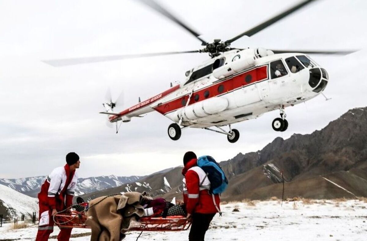 عملیات ١٧ ساعته نجات یک کوهنورد در ارتفاعات کلکچال
