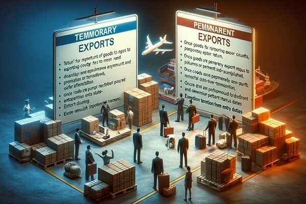 صادرات موقت و قطعی چیست؟ بررسی تفاوت و شرایط هرکدام