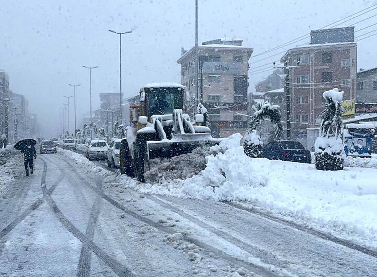 بارش برف در ایران
