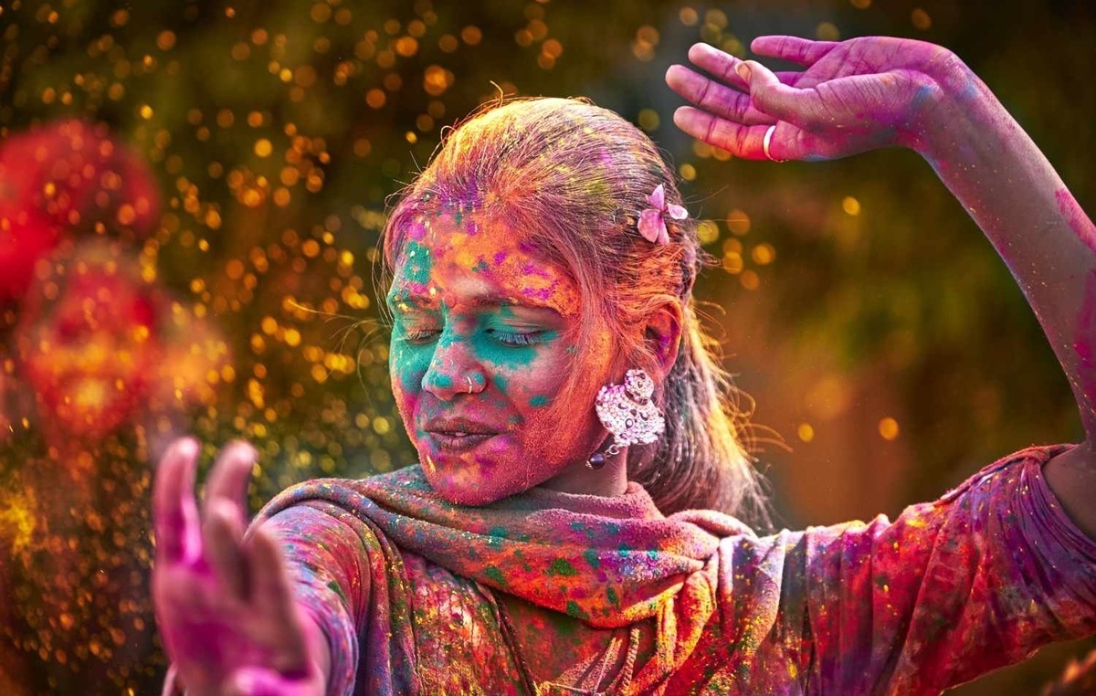 جشن رنگ در هند+فیلم
